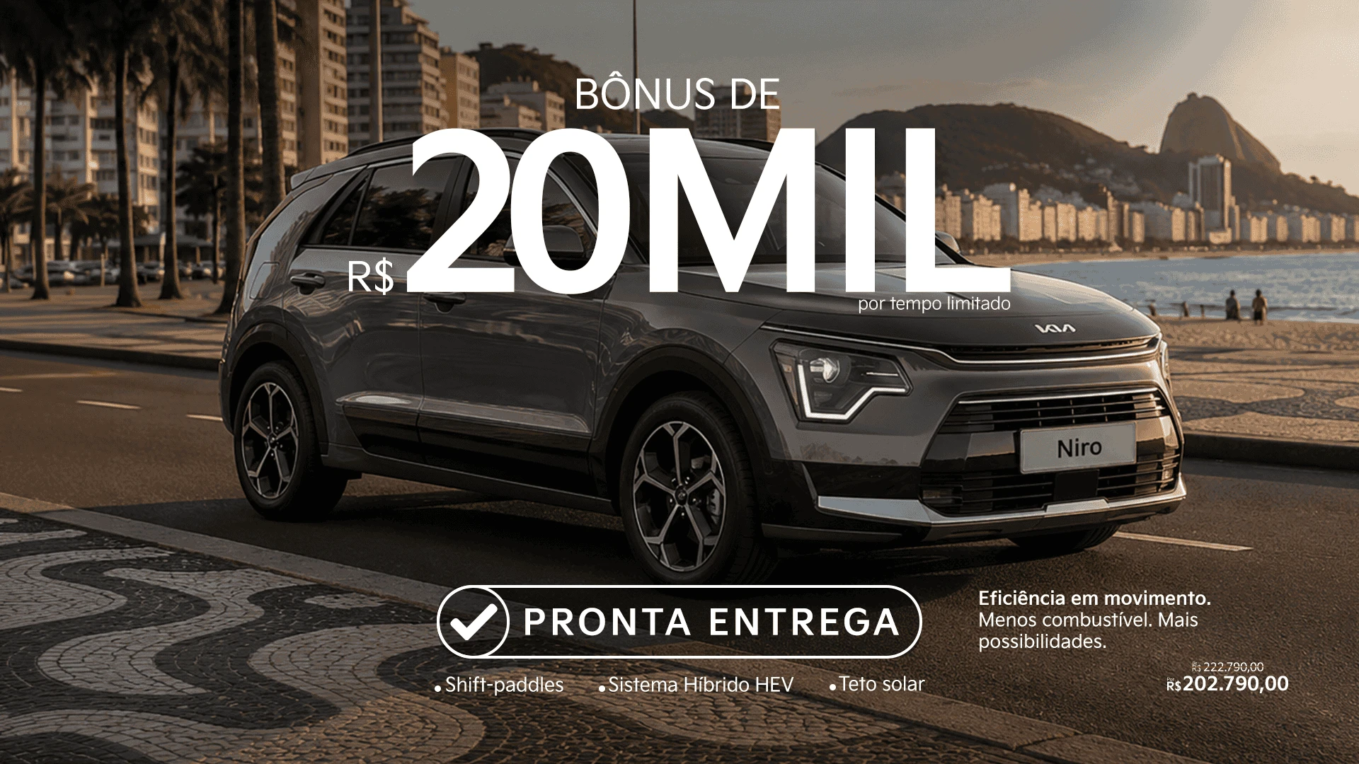 Banner site - Campanha - Kia Niro 2027 bônus de 20 mil
